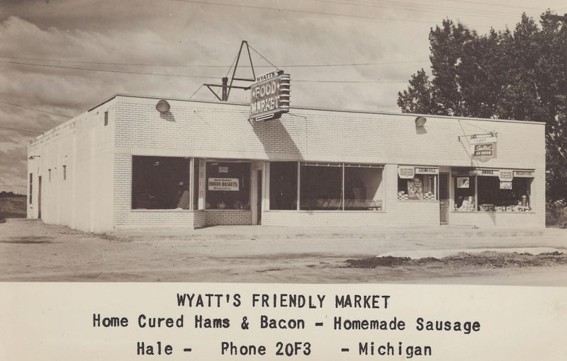 Alwards Market (Wyatts Market) - Vintage Postcard As Wyatts